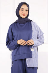 İndigo Oysho Gömlek Garnili Takım