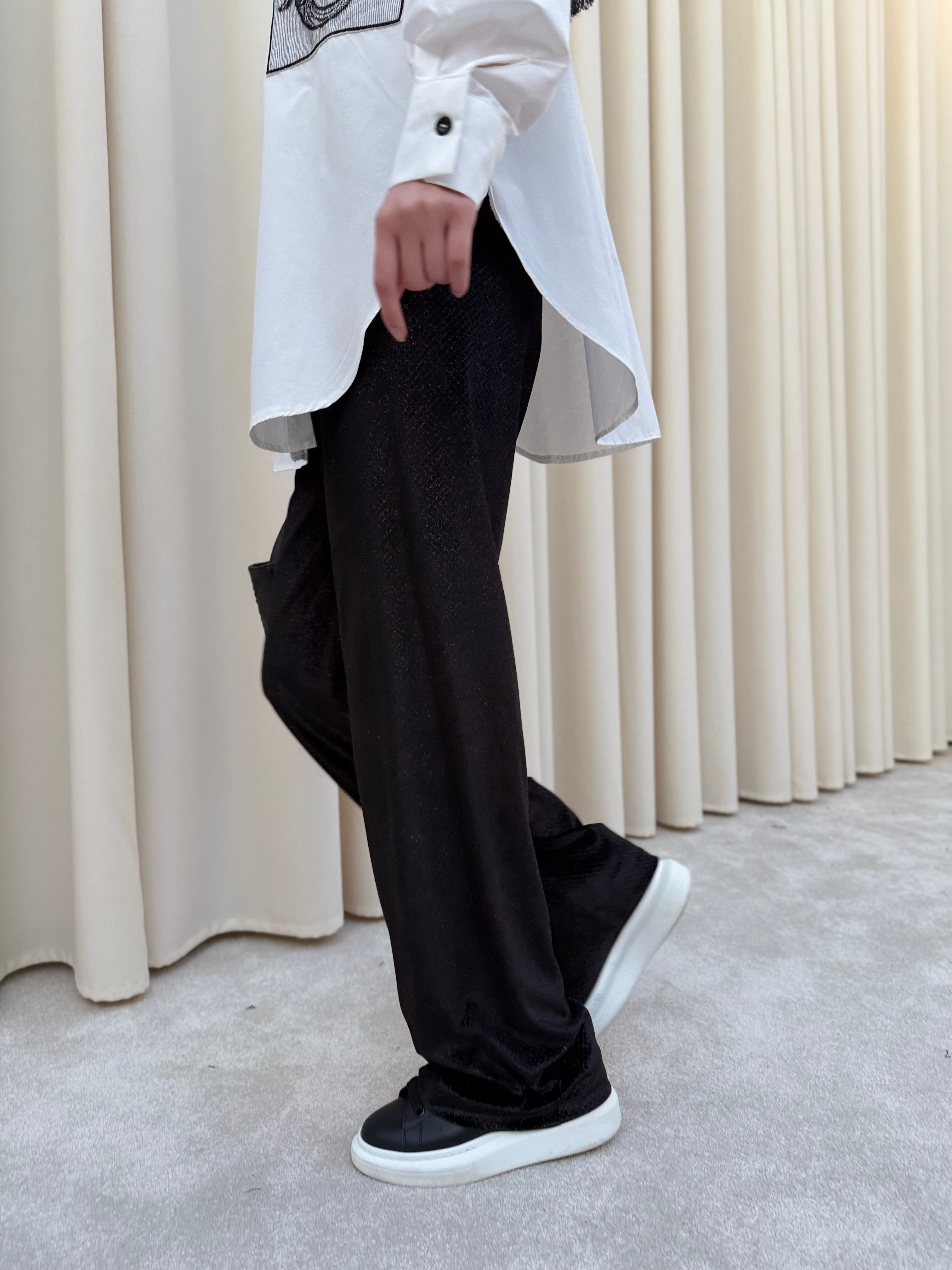KADIFE ISILTI PANTOLON - nuha collection