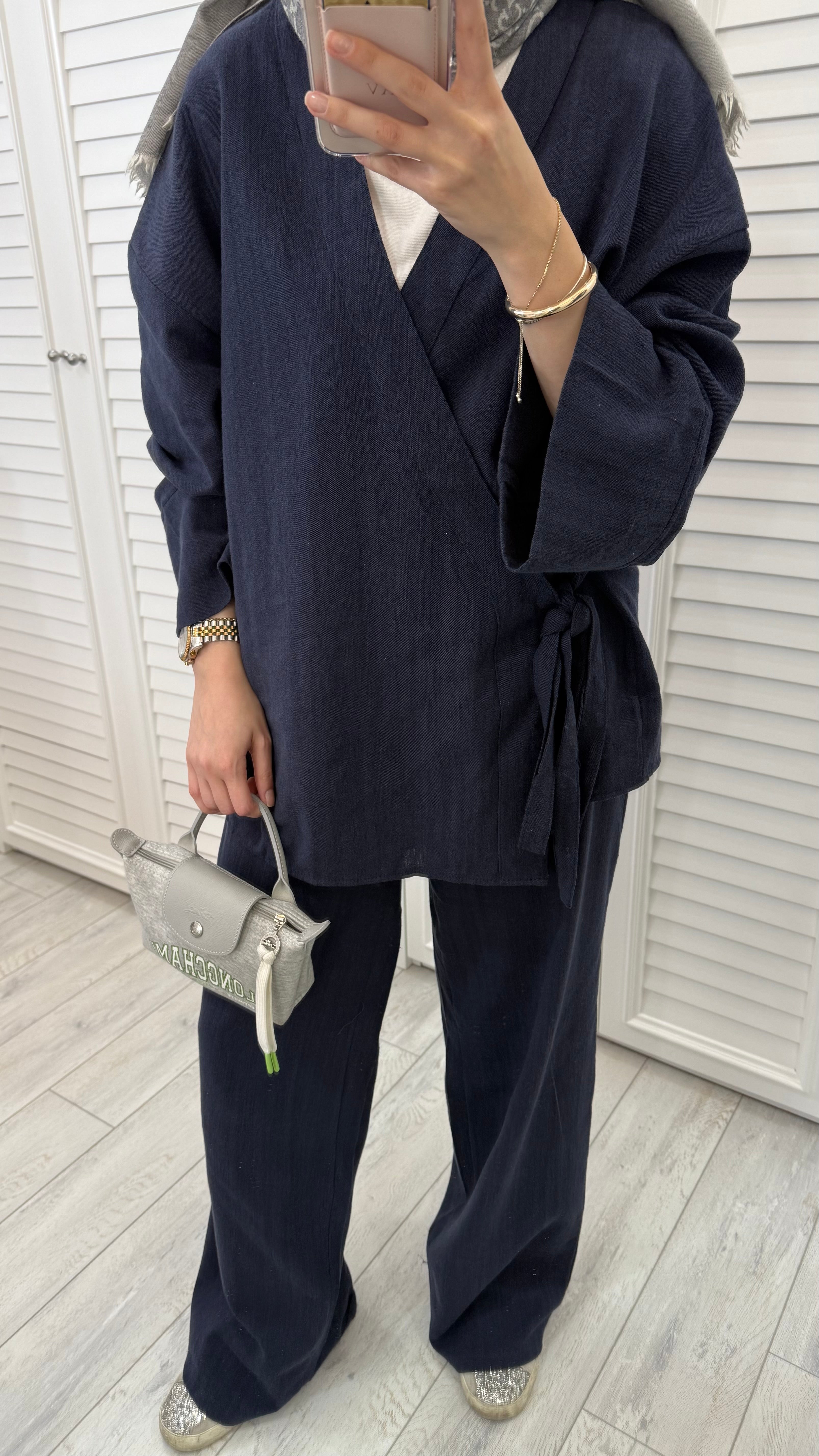 Keten Kimono Takım