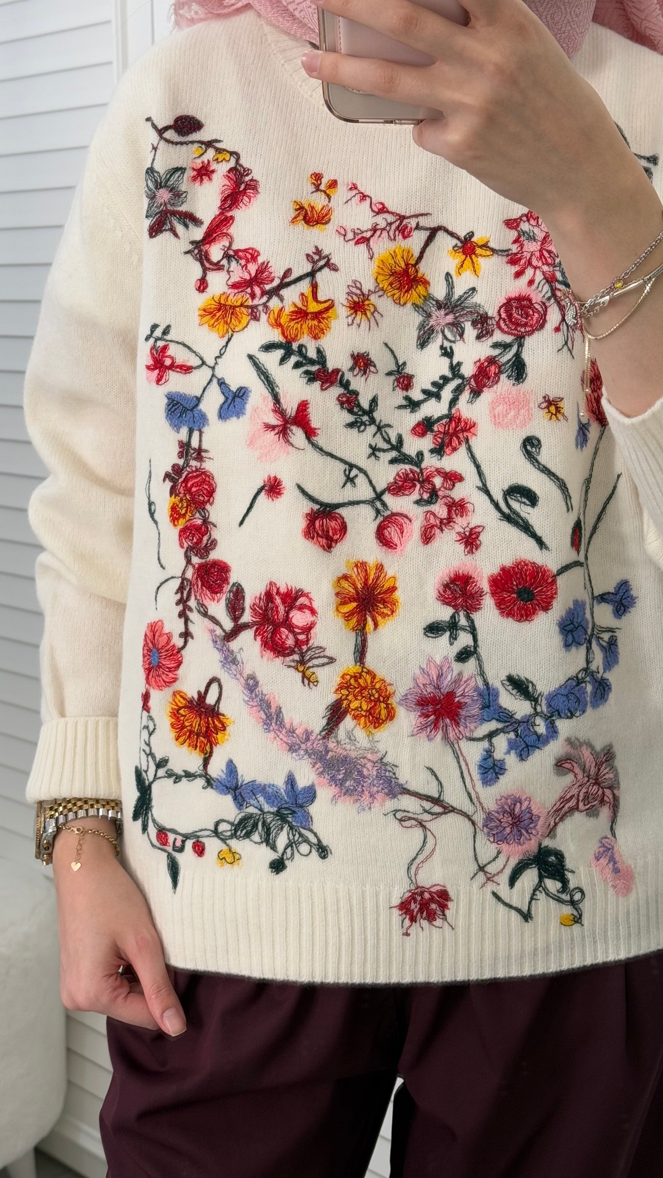 Çiçek Dior Kazak