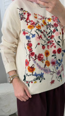 Çiçek Dior Kazak
