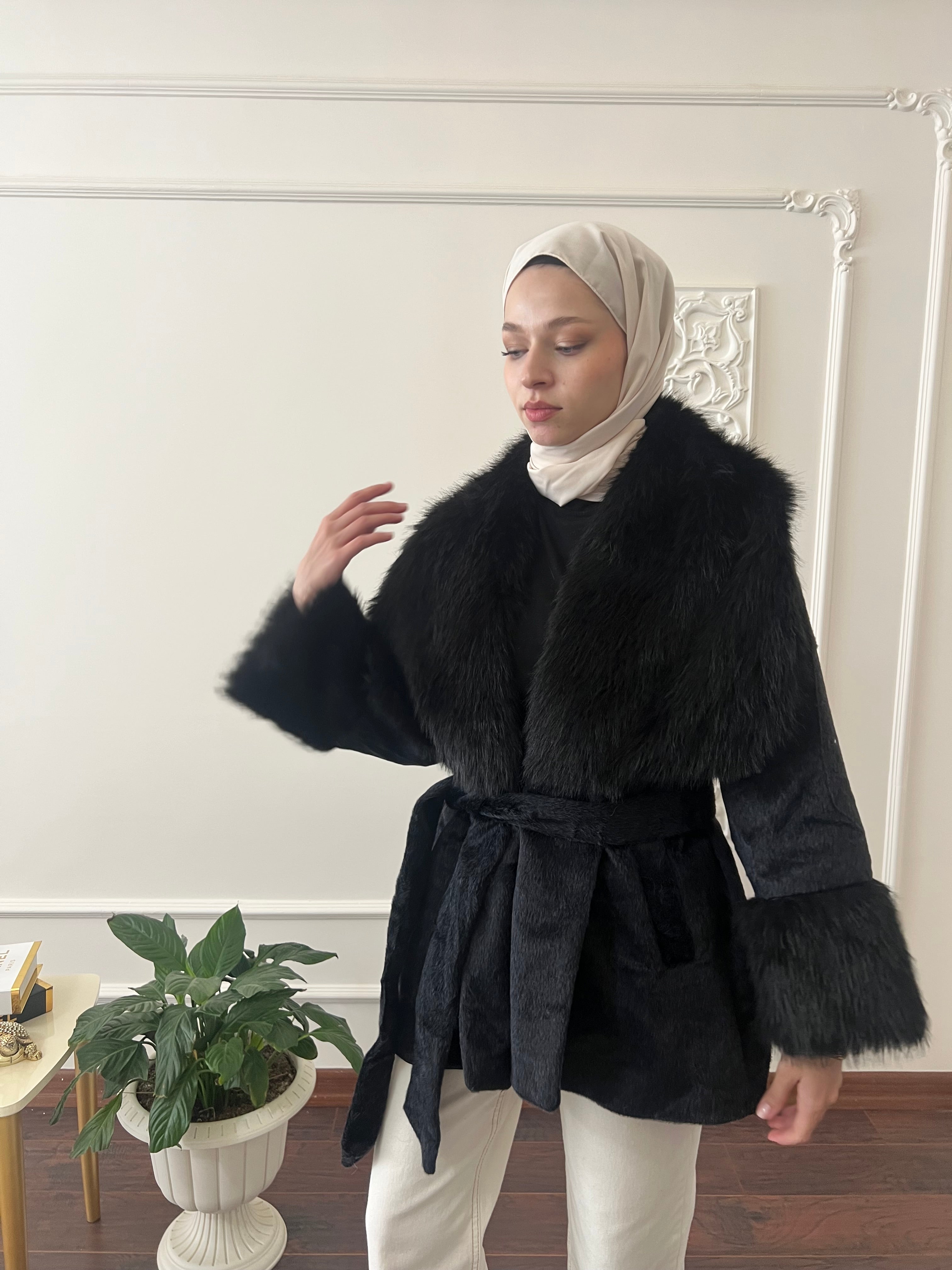 Kürk Yakalı Goldfox Kaban