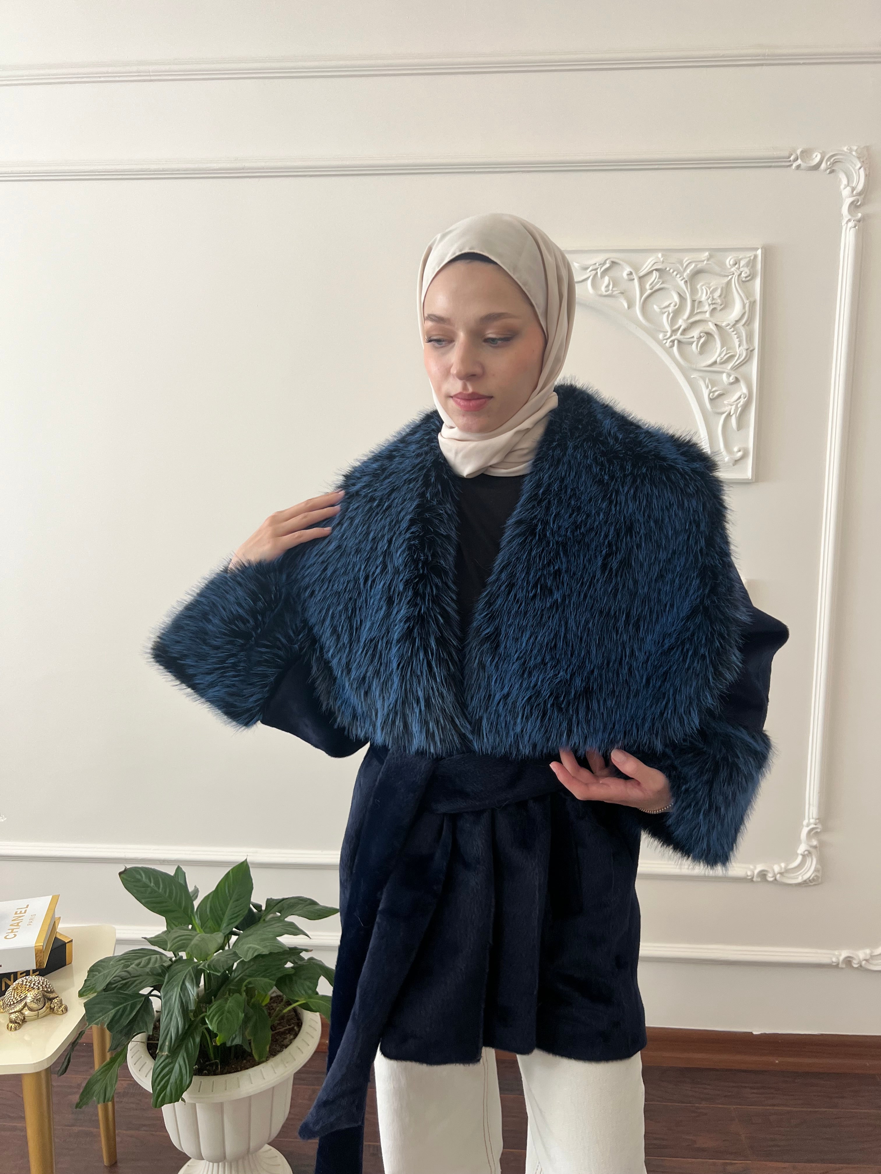 Kürk Yakalı Goldfox Kaban