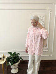 Püskül Detaylı Kimono Gömlek