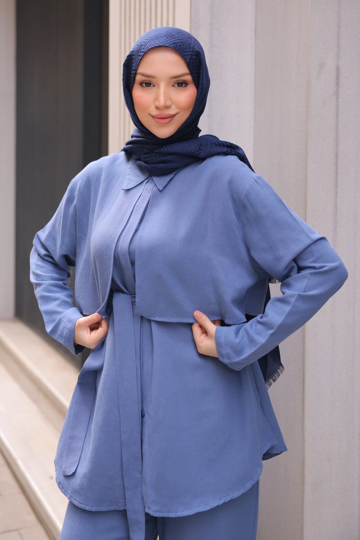 İndigo Bel Kuşaklı Takım