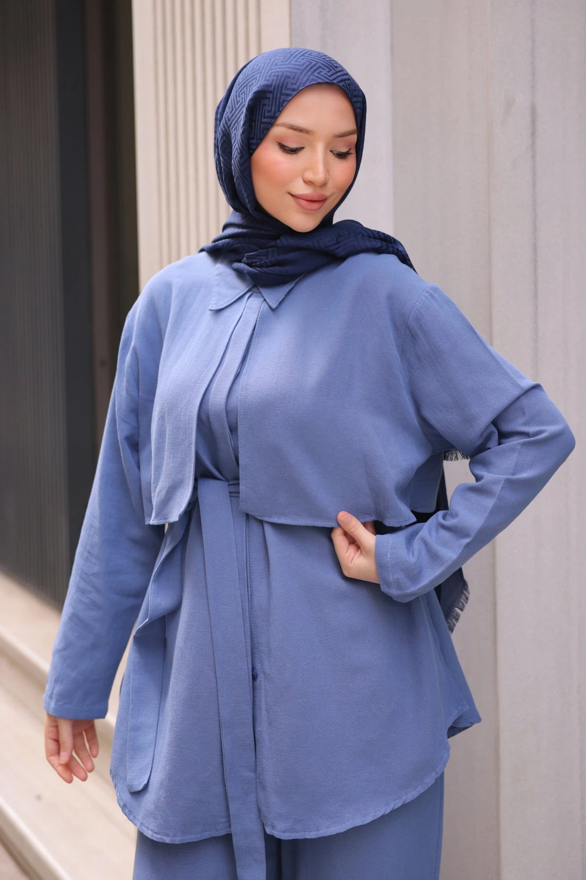 İndigo Bel Kuşaklı Takım